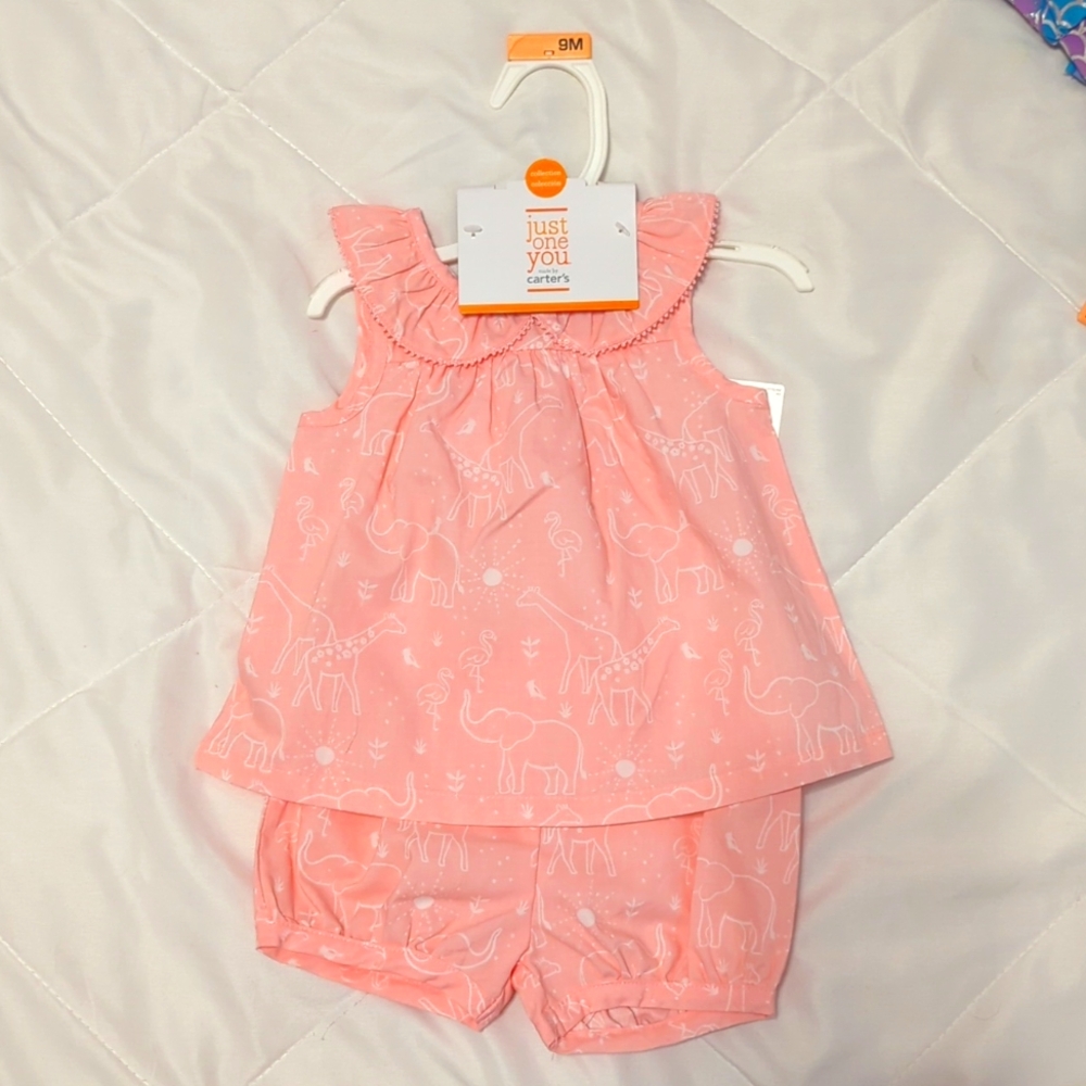 Baby girl 9mo summer outfit NWT